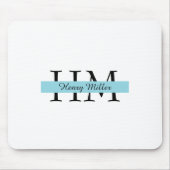 Personalisiert Monogram Mousepad | Benutzerdefinie (Vorne)
