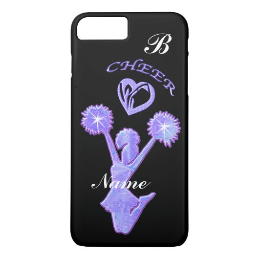 Personalisiert, Monogramm-Cheerleader iPhone Case-Mate iPhone Hülle (Rückseite)