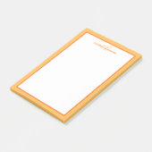 Personalisiert-Monogramm-Initialen für moderne Nam Post-it Klebezettel (angewinkelt)