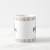 Personalisiert (Monogramm + Name) Mahjong Tiles Kaffeetasse (Mittel)