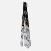 Personalisiert Monogramm Neck Tie Krawatte (Rückseite)