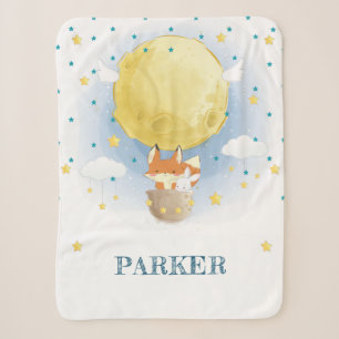 Personalisiert Moon Air Ballon Sherpadecke