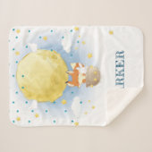 Personalisiert Moon Air Ballon Sherpadecke (Vorderseite (Horizontal))