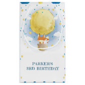 Personalisiert Moon Air Balloon Gefallen Kleine Geschenktüte (Rückseite)