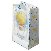 Personalisiert Moon Air Balloon Gefallen Kleine Geschenktüte (Vorderseite Schrägansicht)