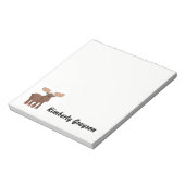Personalisiert Moose Notepad Notizblock (Rotiert)
