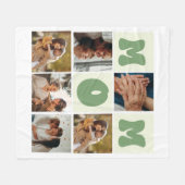 Personalisiert Mother Foto Fleece Blanket (Vorderseite (Horizontal))