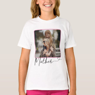 Personalisiert Mother Foto T - Shirt