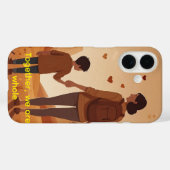 Personalisiert Mother & Son Illustration Case-Mate iPhone Hülle (Rückseite (Horizontal))