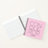 PERSONALISIERT Motivierend Notizblock (Innenseite)