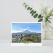 Personalisiert, Mount Fuji, Japan Postkarte (Stehend Vorderseite)