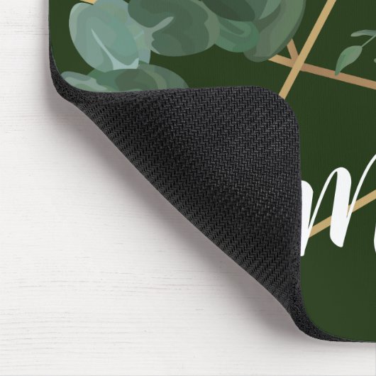 Personalisiert Mouse Pad Geometric Garden Rose Hun Mousepad (Ecke)