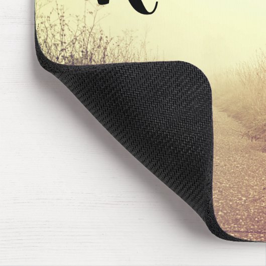Personalisiert Mouse Pad Sunrise Pathway Pat Mousepad (Ecke)