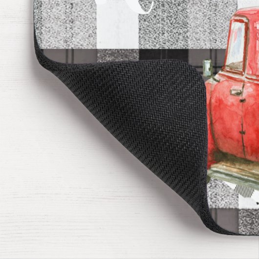 Personalisiert Mouse Pad XMAS Truck Buffalo Karier Mousepad (Ecke)