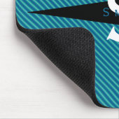 Personalisiert Mousepad - HAMbyWG - Aquamarin (Ecke)