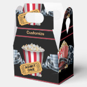 Personalisiert Movie Night Popcorn Gable Favor Box Geschenkschachtel (Geöffnet)
