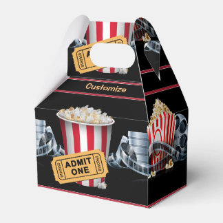 Personalisiert Movie Night Popcorn Gable Favor Box Geschenkschachtel