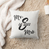Personalisiert Mr. And Mrs. Kissen (Decke)