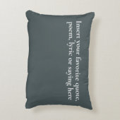 Personalisiert Mr. and Mrs. pillow, Seiner und ihr Dekokissen (Rückseite(Vertikal))