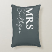 Personalisiert Mr. and Mrs. pillow, Seiner und ihr Dekokissen (Vorderseite(Vertikal))