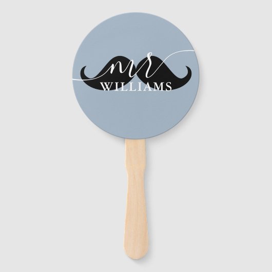 Personalisiert Mr. Bride oder Groom Wedding Game Fächer (Vorderseite)