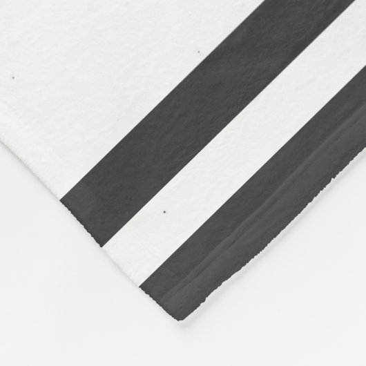 Personalisiert Mr. & Mr. Stripes Fleecedecke (Ecke)