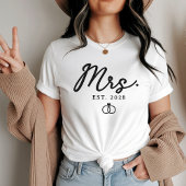 Personalisiert Mr. & Mrs. Shirts | Hochzeitsgesche
