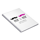 Personalisiert & Mr. Mustache Journal Notizblock (Rechte Seite)