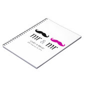 Personalisiert & Mr. Mustache Journal Notizblock (Linke Seite)