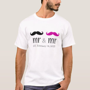 Personalisiert & Mr. Mustache T - Shirt