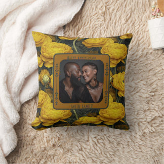 Personalisiert Mr. und Mrs. Foto Throw Pillow Kissen