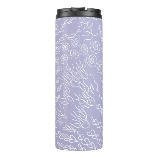 Personalisiert | Muschel der Korallenriffe Thermosbecher (Rückseite)