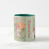 Personalisiert Mushroom Fairytale Elsa Beskow Tass Tasse (Zentrum)