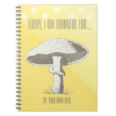 Personalisiert Mushroom Journal Notizblock (Vorderseite)