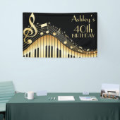 Personalisiert Music Birthday Banner (Messeveranstaltung)