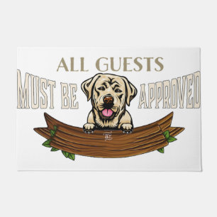 Personalisiert müssen alle Gäste vom Hund genehmig Fußmatte