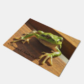 Personalisiert, Muster, Frosch, Reptil, Natur, Fußmatte (Schrägansicht)