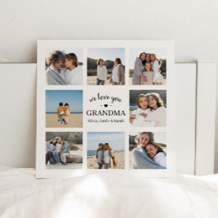 Personalisiert Mütter Tag Oma Foto Plaque Fotoplatte