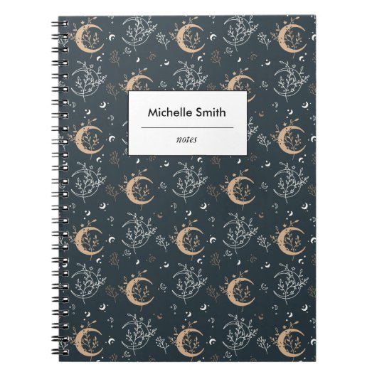 Personalisiert Mystic Bohemisch Notizblock (Vorderseite)