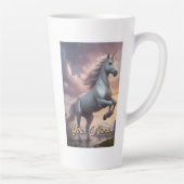 Personalisiert Mystic White Unicorn Milchtasse (Rechts)