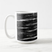 Personalisiert nach Name Abstrakte Blume Kaffeetasse (Links)