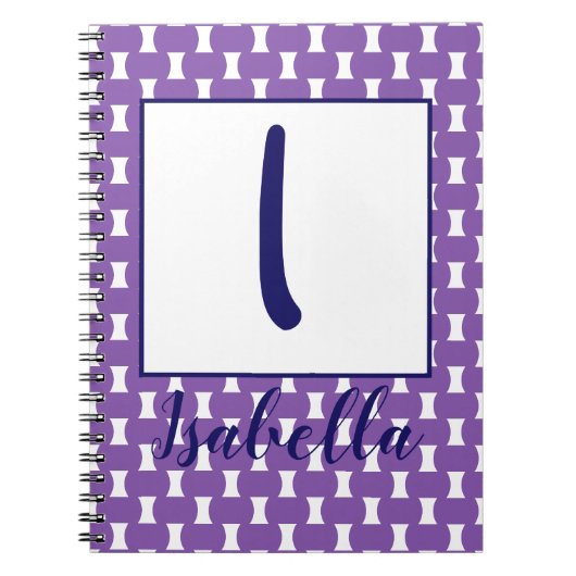 Personalisiert nach Name/Initial Notizblock (Vorderseite)