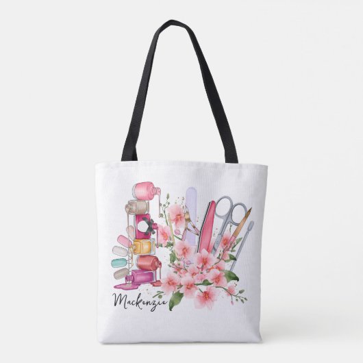 Personalisiert Nail Tech Tasche (Rückseite)