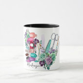 Personalisiert Nail Tech Tasse (Zentrum)