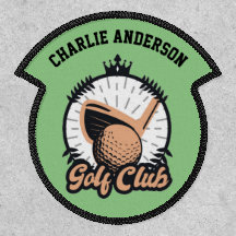 Personalisiert Name Abzeichen GOLFER GOLF CLUB GOL