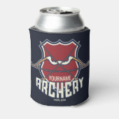 Personalisiert NAME Archery Sports Recurve Bow Arr Dosenkühler (Kanne Rückseite)