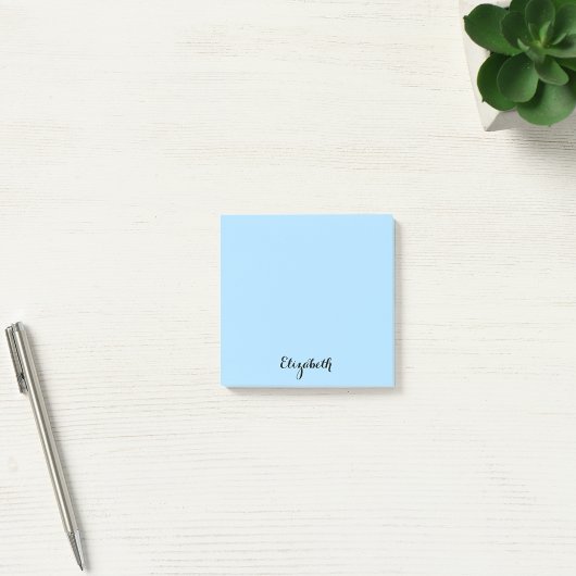 Personalisiert Name Baby Blue Zuhause Office Busin Post-it Klebezettel