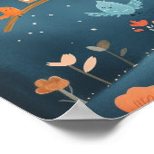 Personalisiert Name Baby Boys Kinderzimmer Alphabe Poster (Ecke)