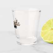 Personalisiert Name Bachelor Party Shot Glass. Schnapsglas (Rechts)