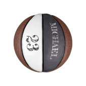 Personalisiert Name Ball Player benutzerdefinierte Mini Basketball (Vertikal)